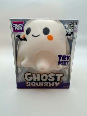 RMS Crazy Fun Jumbo Ghost Squishy Halloween Squeeze Fidget Toy